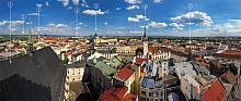 1) roof of the nave of the Church of St. Maurice 2) Holy Hillock 3) St. Wenceslas Cathedral 4) RegionalCenter Olomouc 5) Church of St. Michael 6) ...