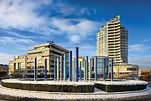 Olomouc, the region's center, over a modern fountain, source: Archiv Vydavatelství MCU s.r.o., photo by: Libor Sváček