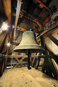 V chrámu sv. Václava visí i druhý největší zvon u nás o váze 8 tun, zdroj: Archiv Vydavatelství MCU s.r.o., foto: Libor Sváček