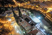 St. Wenceslas Cathedral  as seen from the high tower, source: Archiv Vydavatelství MCU s.r.o., photo by: Libor Sváček